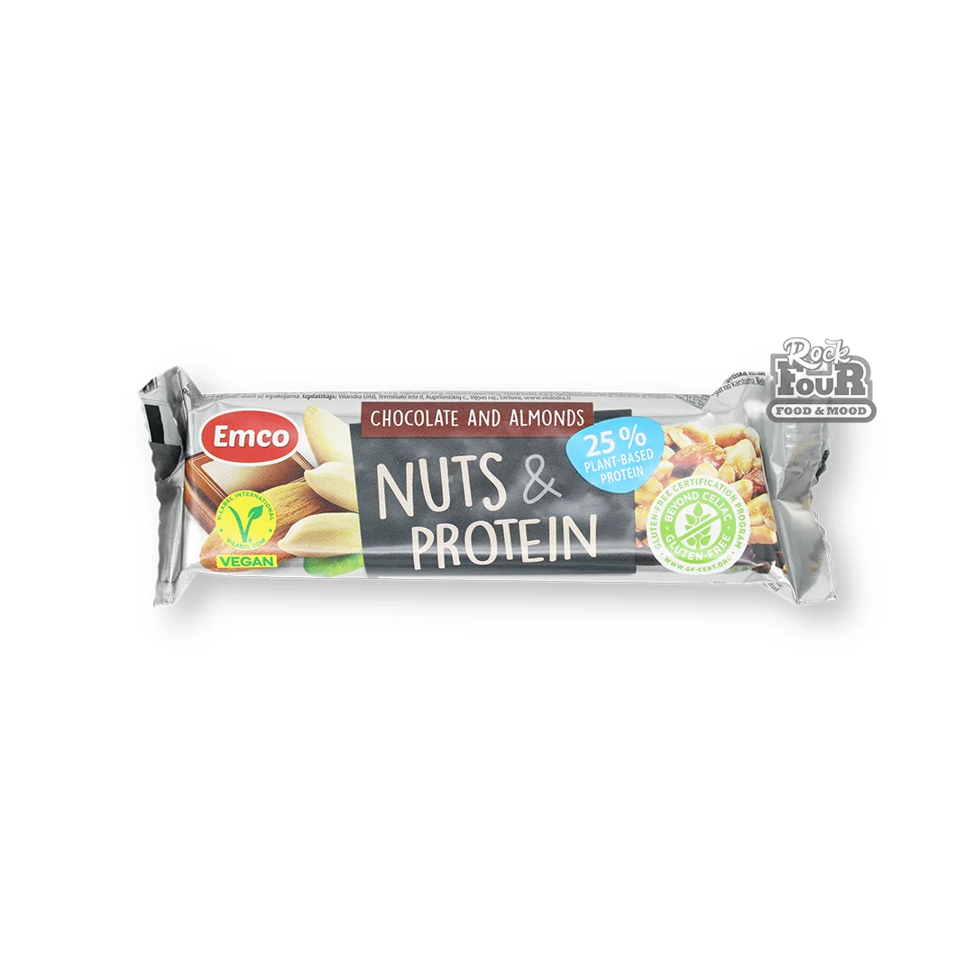 Protein bar "Emco" with chocolate and almonds 35g